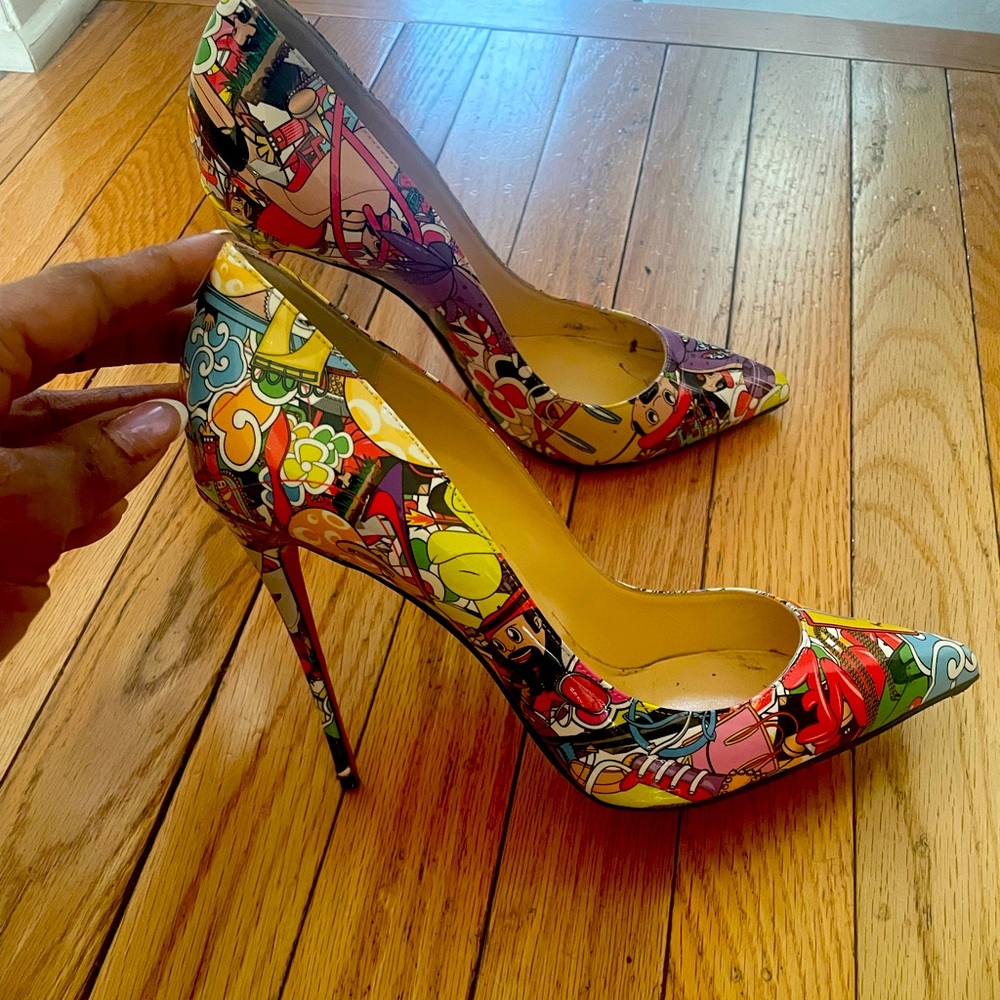 Christian Louboutin Graphic Pumps